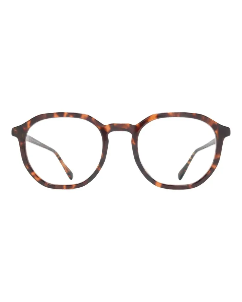 Mykita Dorsa round-frame glasses - Braun Braun