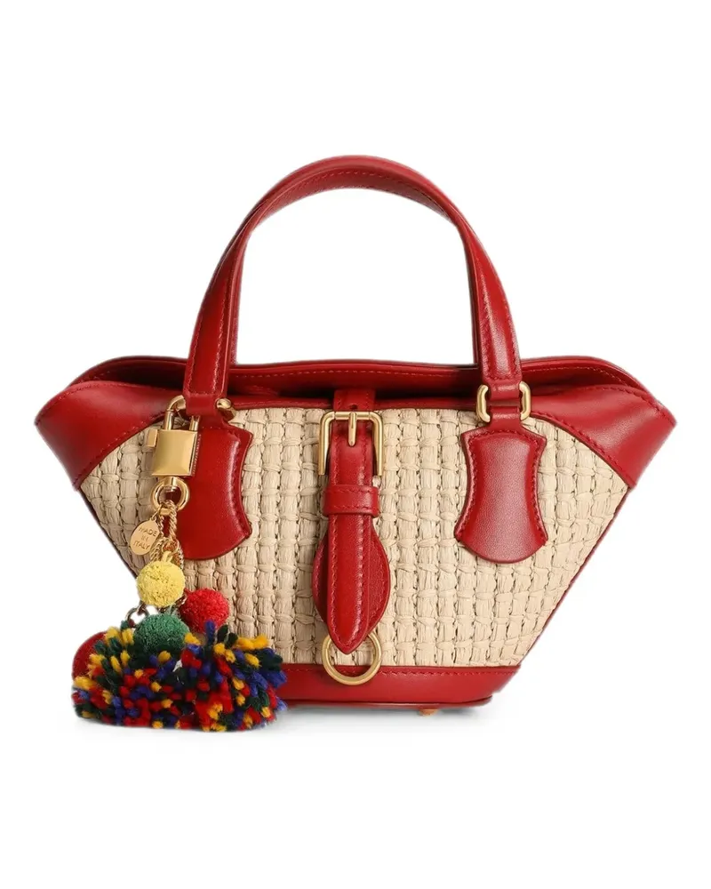 Dolce & Gabbana raffia coffa Capri bag - Nude Nude