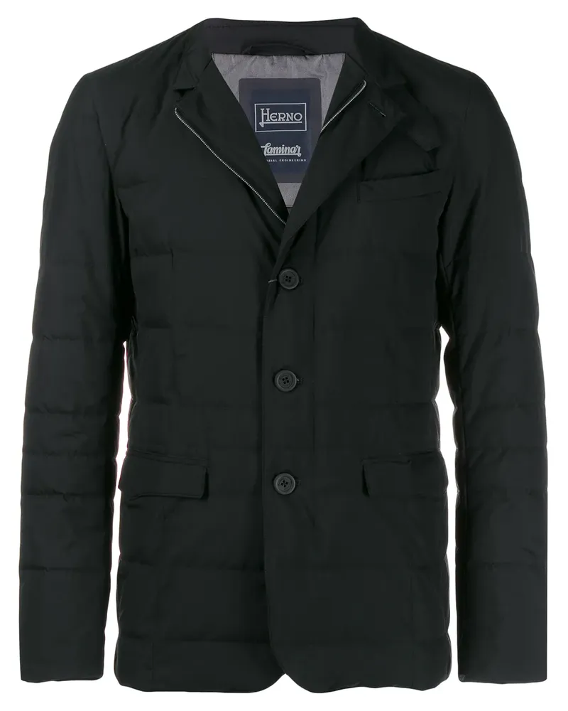Herno Steppjacke mit schmalem Schnitt - Schwarz Schwarz