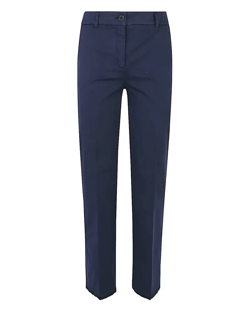VIA MASINI 80 frayed-hem trousers - Blau Blau