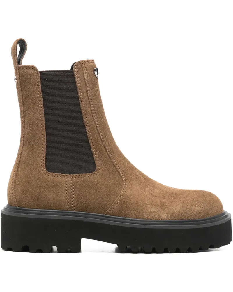 Maje Stiefel mit Lasche - Braun Braun