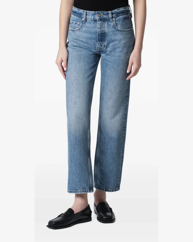 Anine Bing Jane Jeans mit ausgewaschenem Effekt - Blau Blau