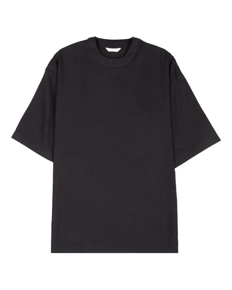 Hevò drop-shoulder T-shirt - Schwarz Schwarz