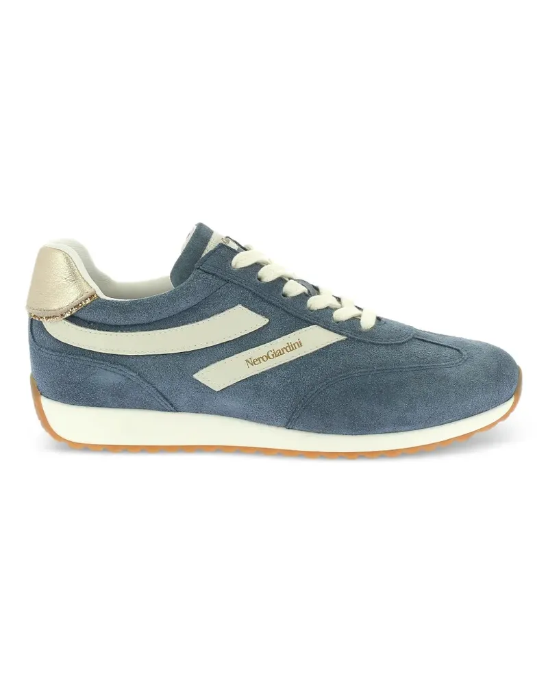 Nero Gardini Sneakers aus Wildleder - Blau Blau