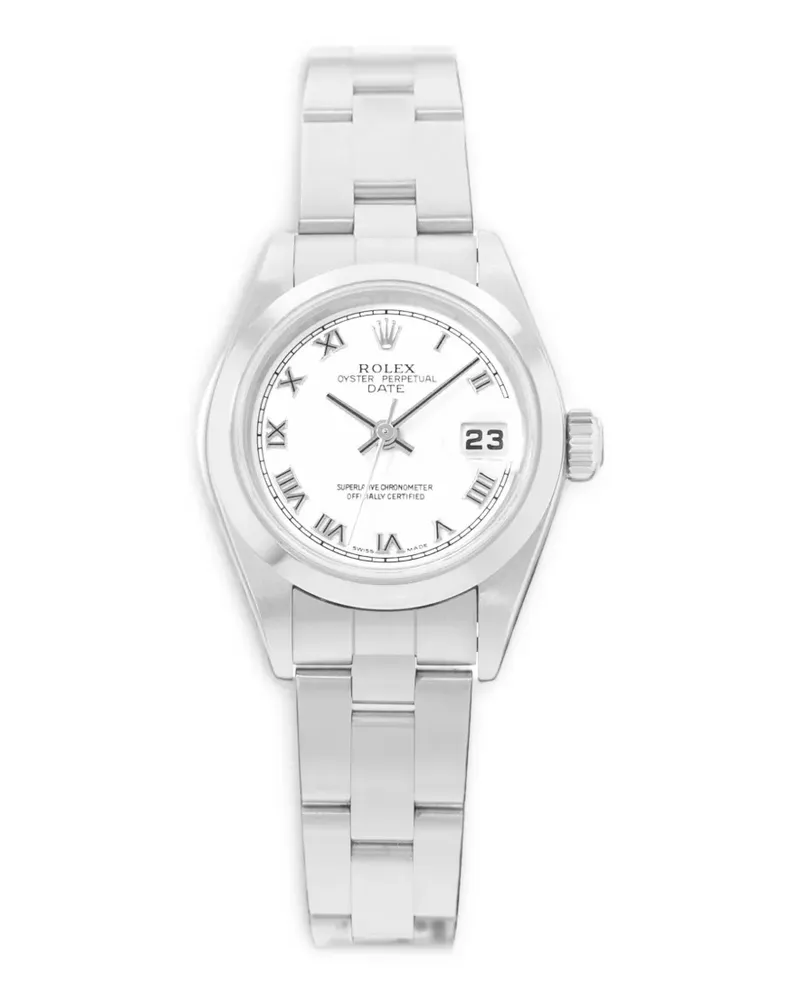 Rolex Oyster Perpetual Date Armbanduhr 26mm - Weiß Weiß