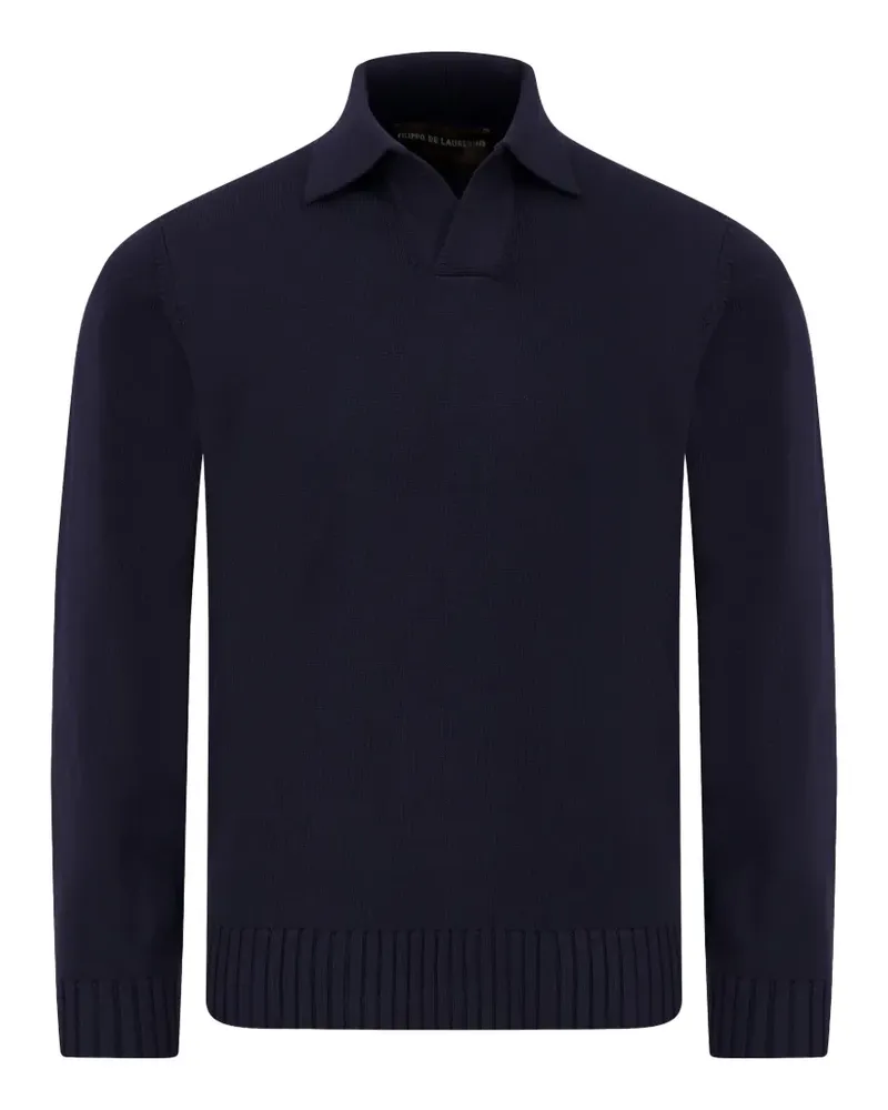 Filippo de Laurentiis knitted skipper sweater - Blau Blau