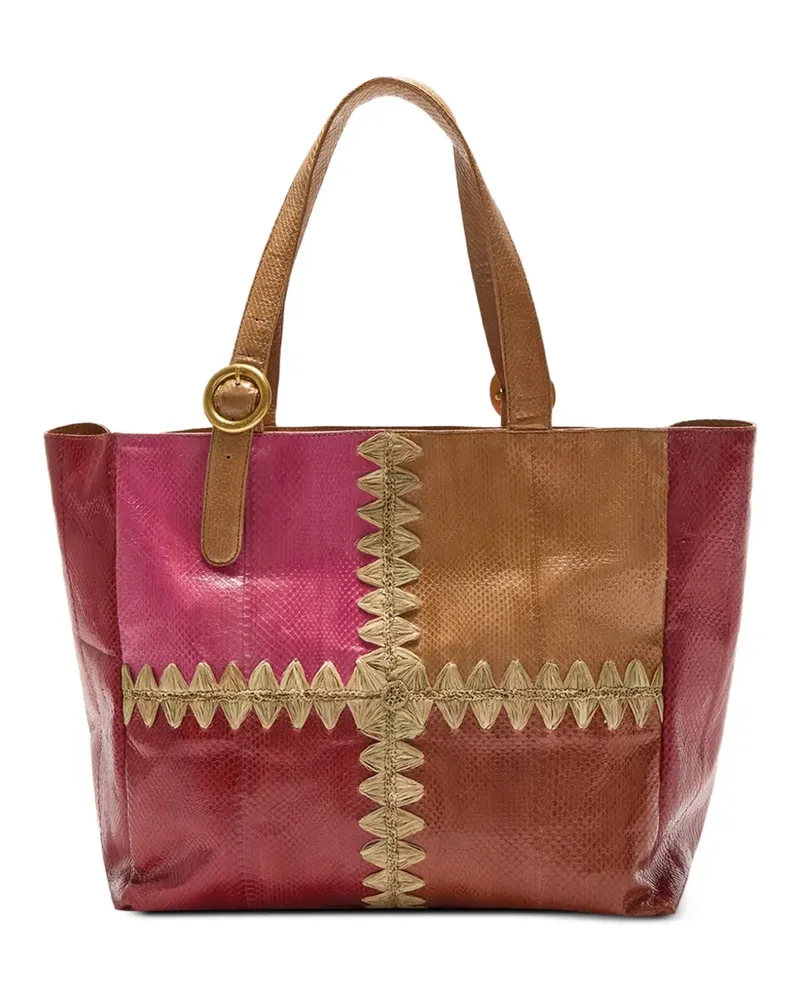 Maliparmi patchwork tote bag - Rosa Rosa