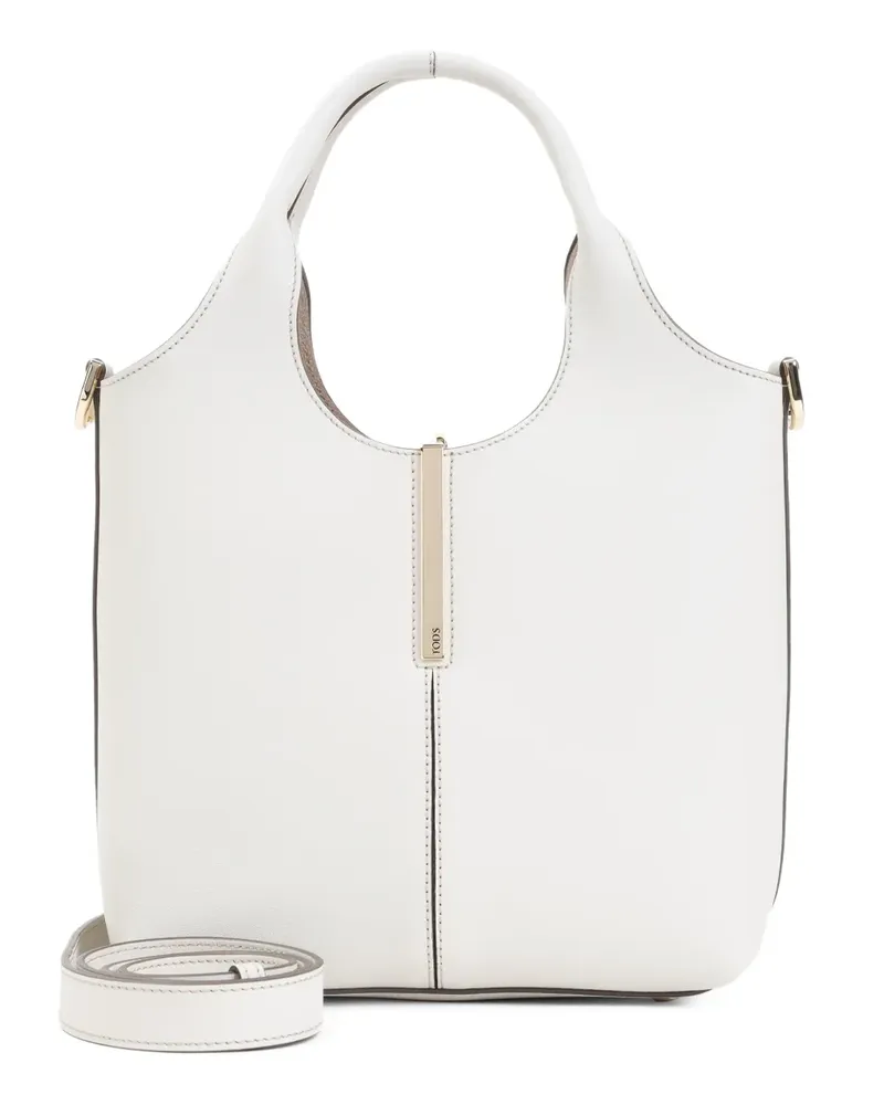 TOD'S Handtasche aus Leder - Weiß Weiß