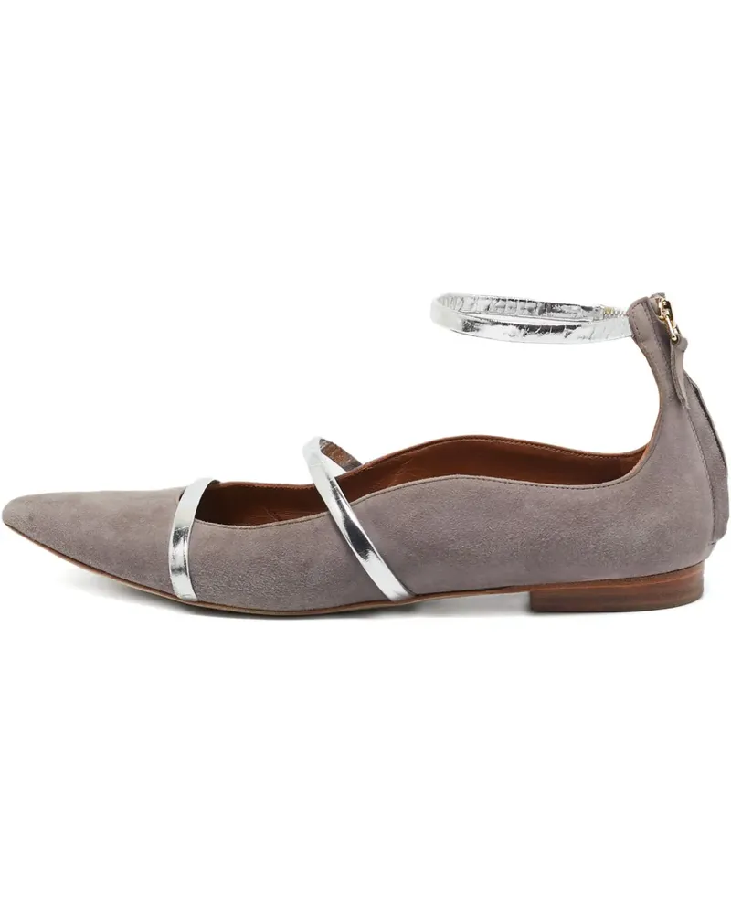 Malone Souliers Pre-owned Ballerinas aus Wildleder - Grau Grau