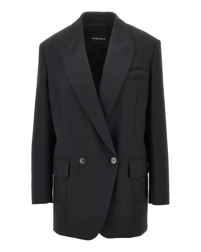 Emporio Armani double-breasted blazer - Schwarz Schwarz