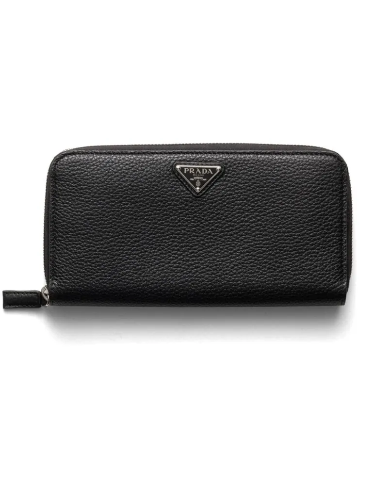 Prada Klassisches Portemonnaie - Schwarz Schwarz