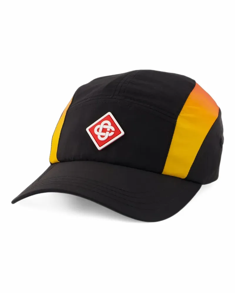 Casablanca Paris black & orange gradient cap - Schwarz Schwarz