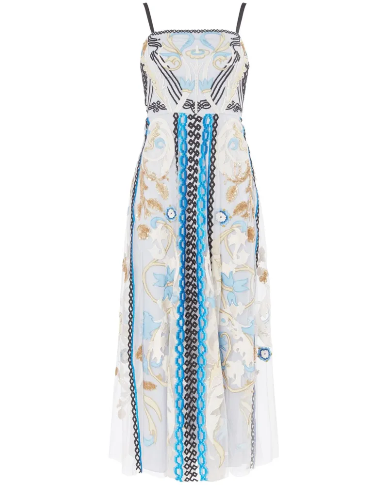 Temperley London Alessia Midikleid - Blau Blau