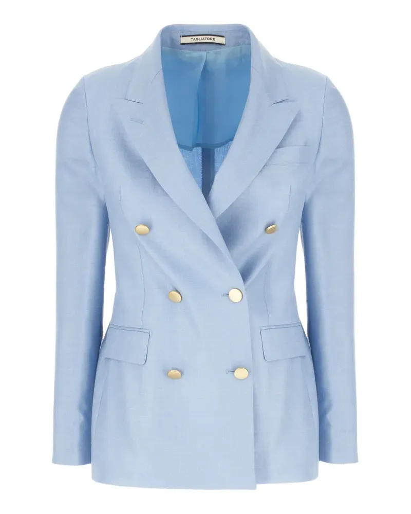 Tagliatore Doppelreihiger Blazer - Blau Blau