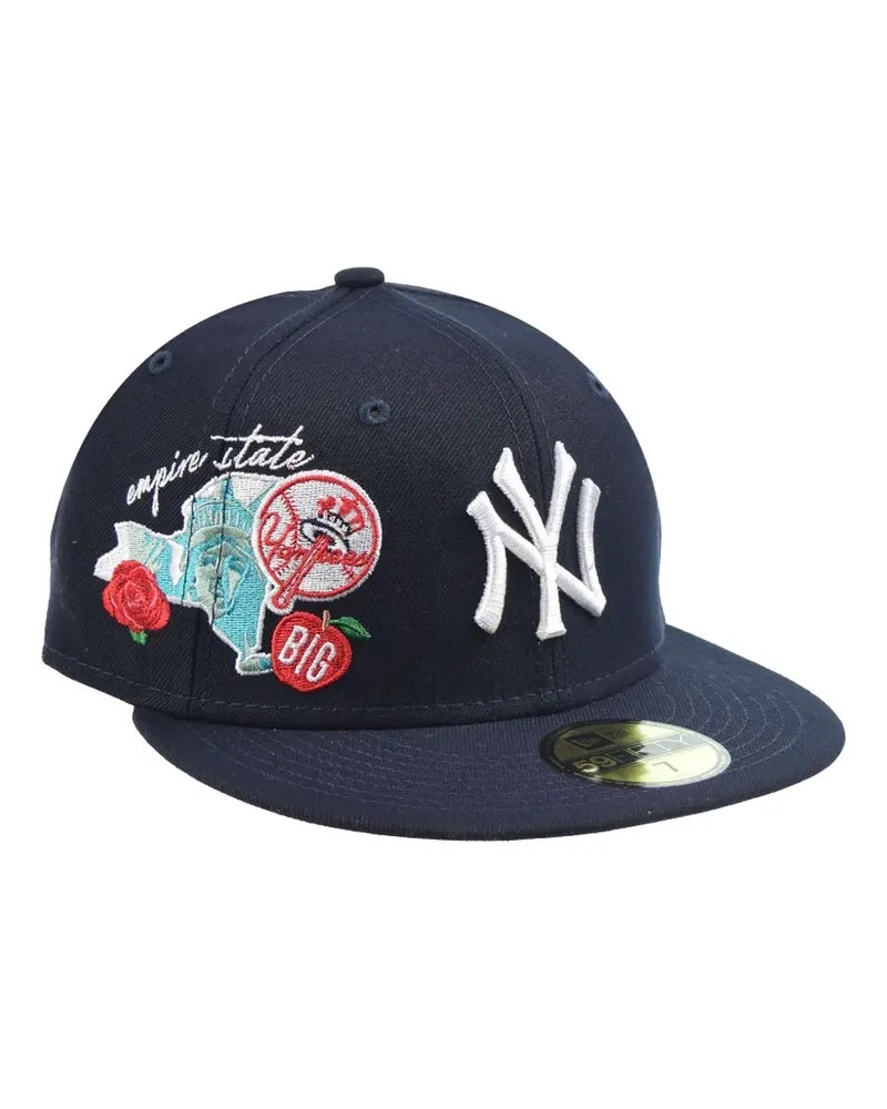 New Era 59Fifty New York Yankees City Cluster baseball cap - Blau Blau
