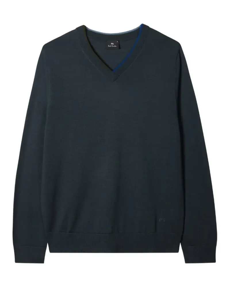 Paul Smith Pullover mit V-Ausschnitt - Blau Blau