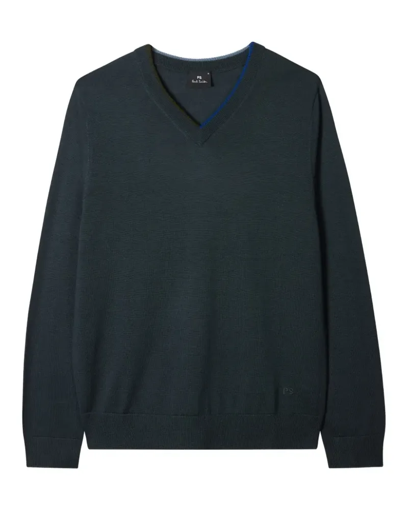 Paul Smith V-neck sweater - Blau Blau