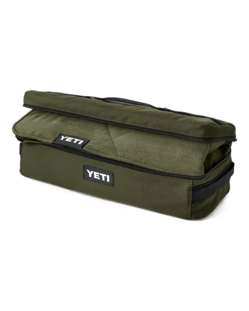 Yeti Lowlands® quilted logo-patch blanket - Grün Grün