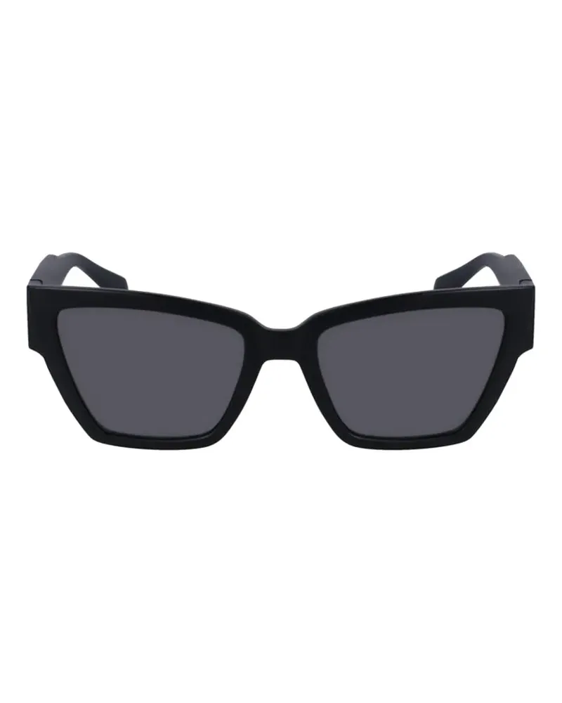 Calvin Klein matte cat-eye sunglasses - Schwarz Schwarz