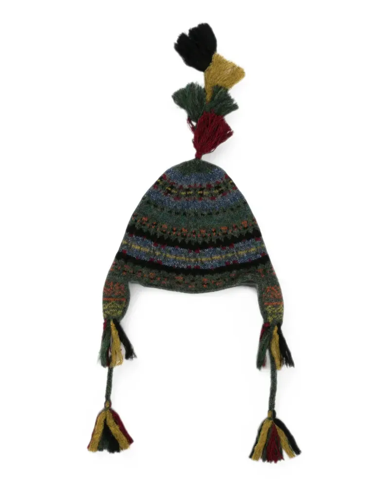 Antik Batik Campo tassel-embellished beanie hat - Grün Grün