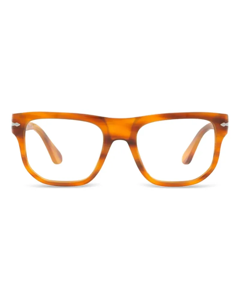 Persol Sonnenbrille mit eckigem Gestell - Braun Braun