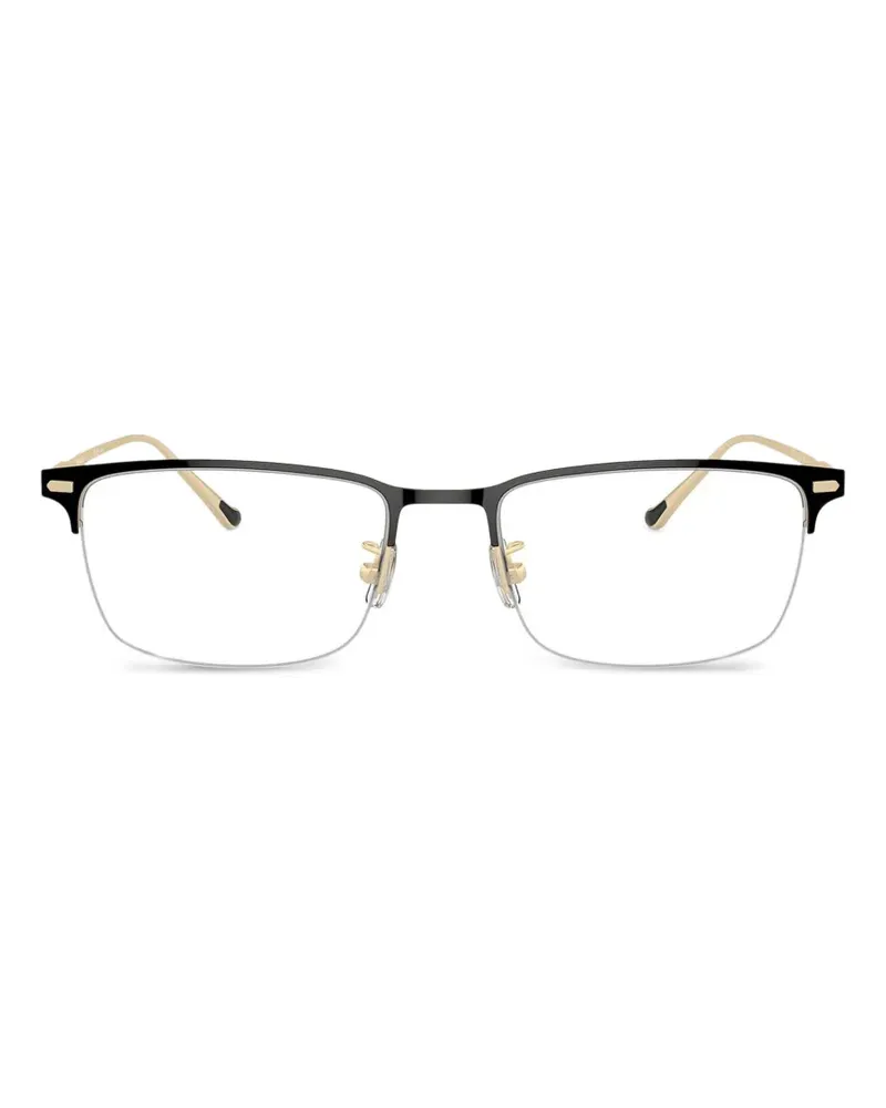 Coach Brille mit eckigem Gestell - Schwarz Schwarz