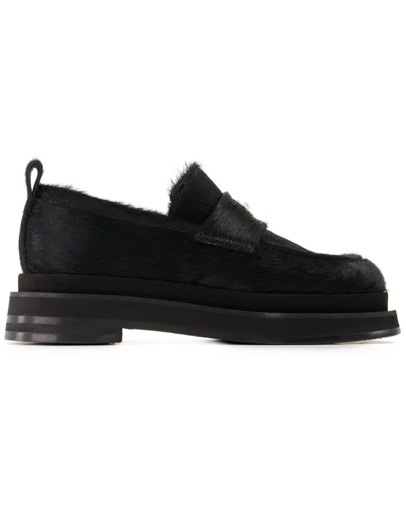 Simone Rocha Heart Toe Loafer - Schwarz Schwarz