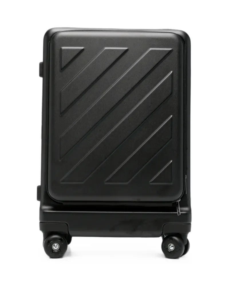 OFF-WHITE For Travel embossed luggage - Schwarz Schwarz