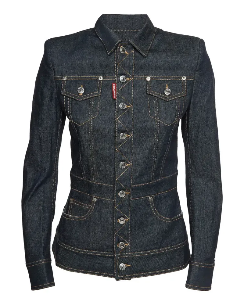Dsquared2 Klassische Jeansjacke - Blau Blau