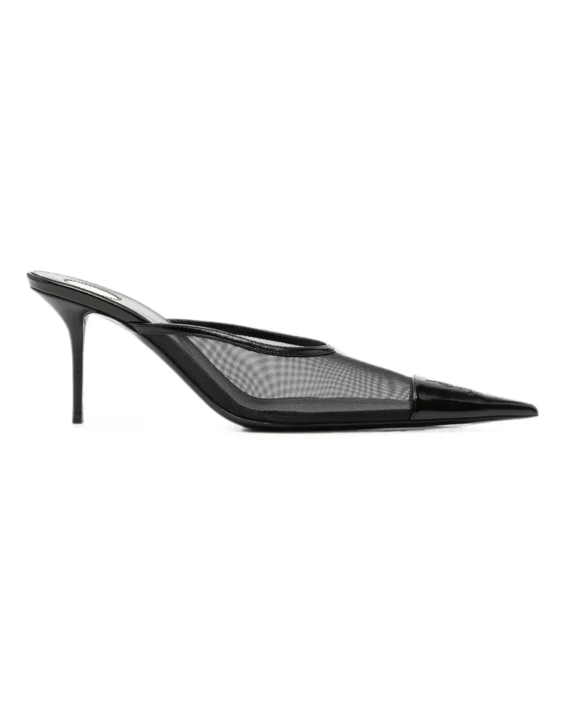 Saint Laurent pointed-toe mules - Schwarz Schwarz
