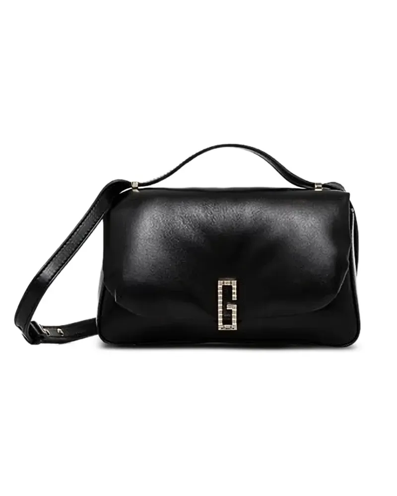 Guess Umhängetasche aus Leder - Schwarz Schwarz