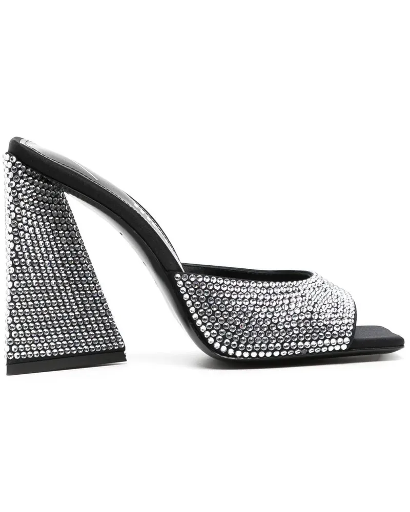 ATTICO Devon Mules 115mm - Schwarz Schwarz