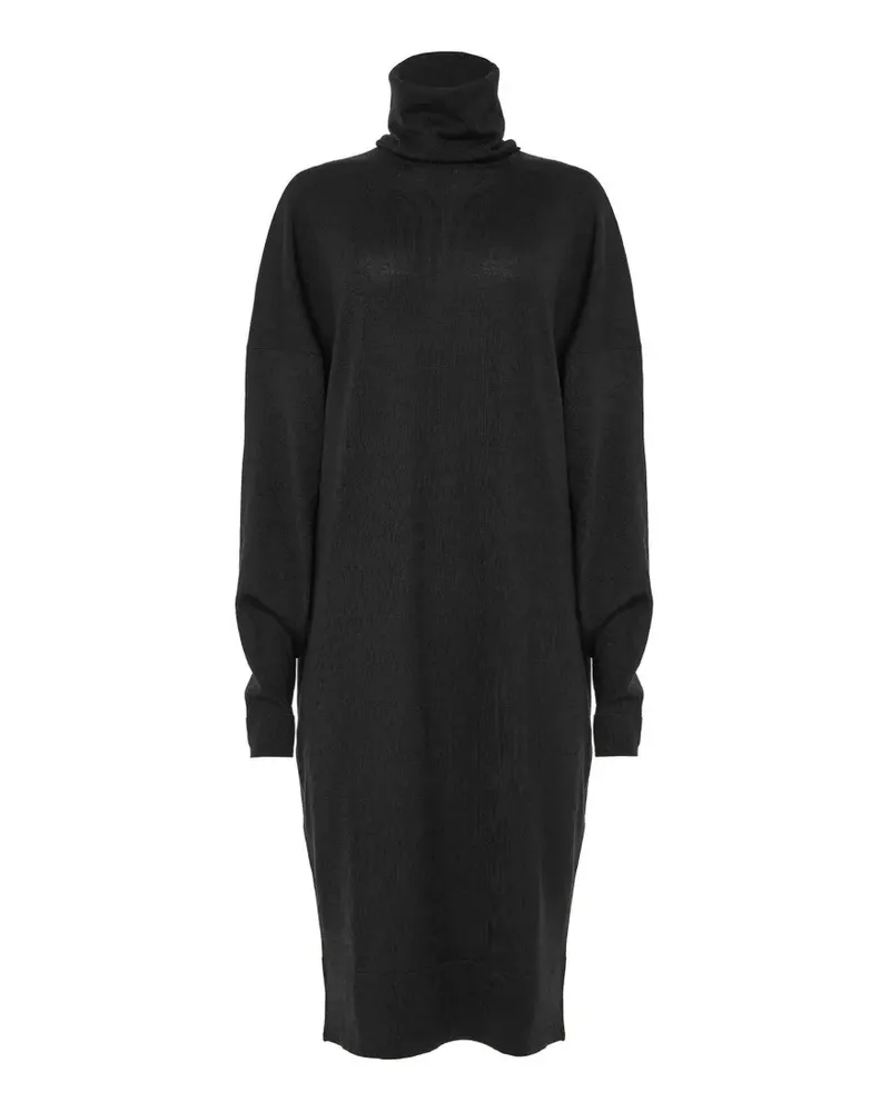 Wolford Midikleid mit Rollkragen - Schwarz Schwarz