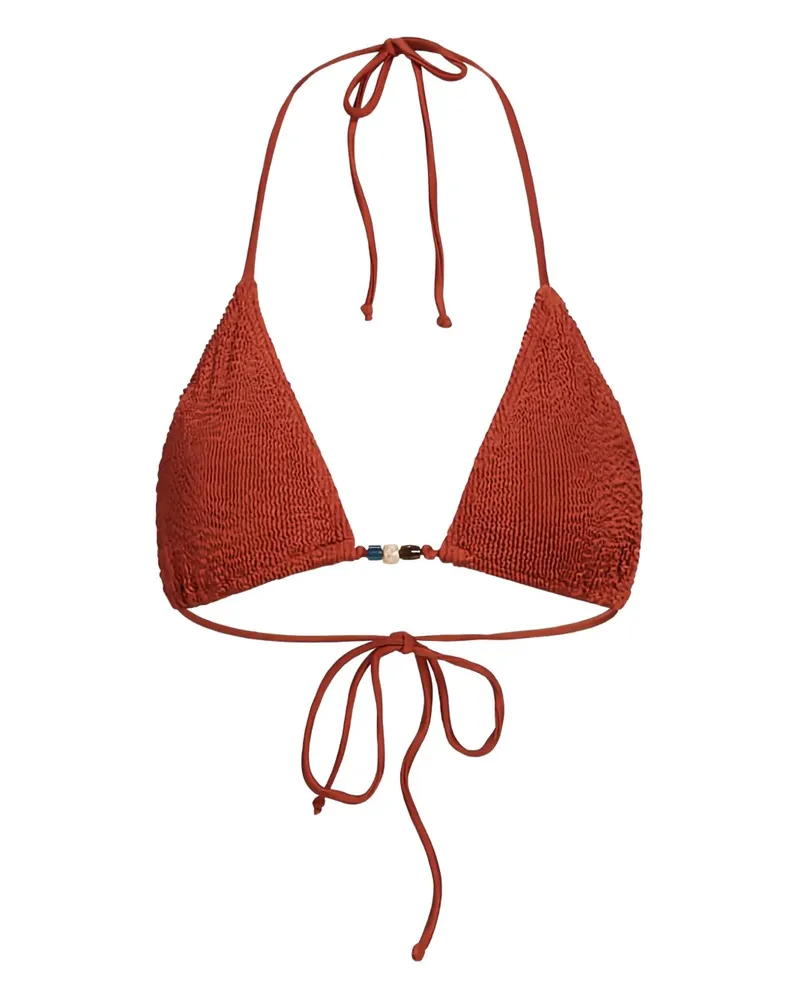 bond-eye Beaded Ingrid Bikinioberteil - Braun Braun