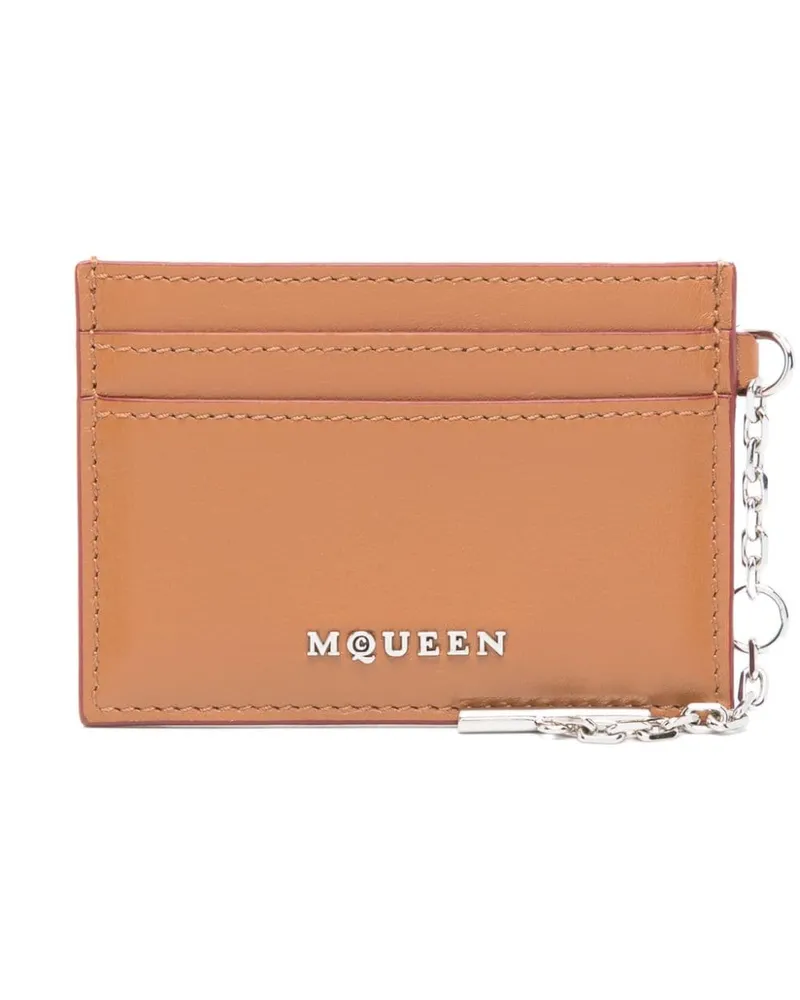Alexander McQueen Sling Kartenetui - Braun Braun