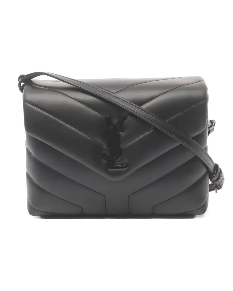 Saint Laurent 2020s Loulou Toy Umhängetasche - Schwarz Schwarz