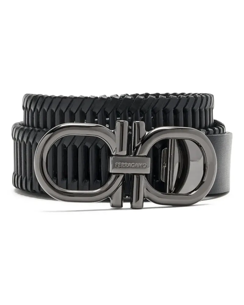 Ferragamo Gürtel mit Gancini-Schnalle - Schwarz Schwarz