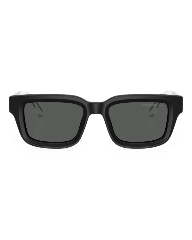 Emporio Armani square-frame sunglasses - Schwarz Schwarz