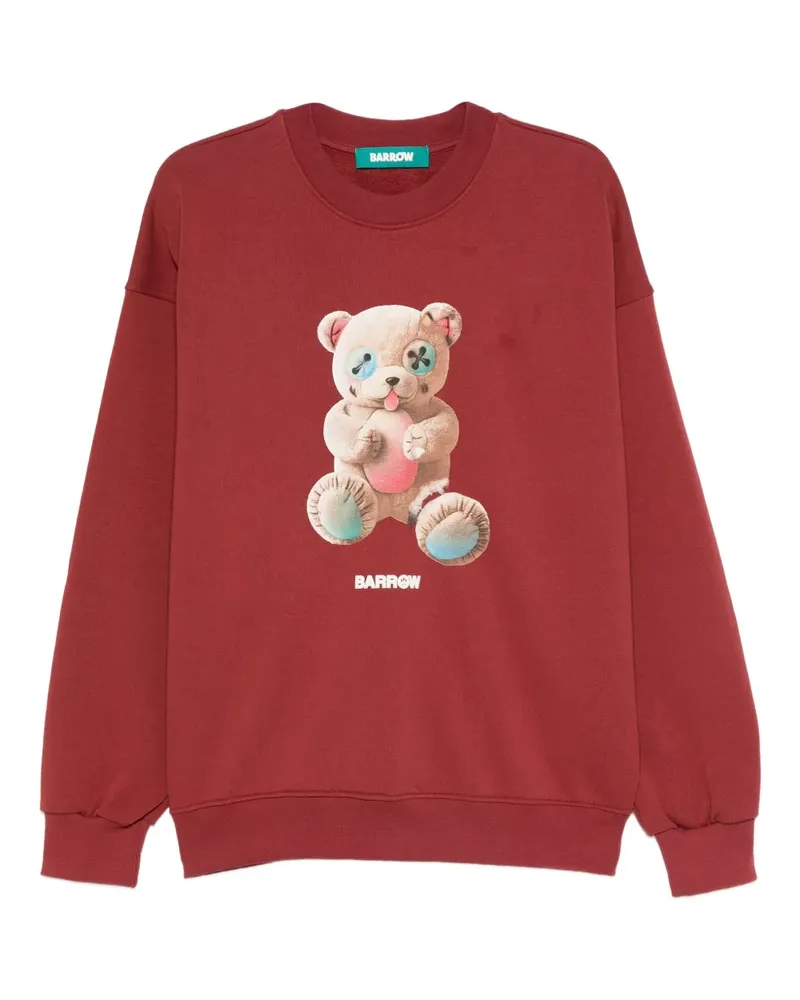 BARROW Sweatshirt mit Teddy-Print - Rot Rot