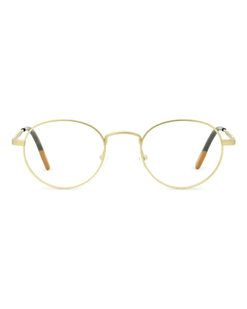 Ermenegildo Zegna Brille mit rundem Gestell - Gold Gold