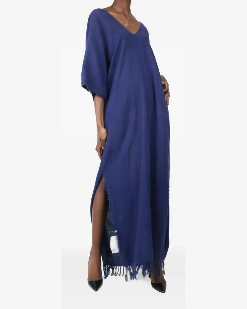 Caravana fringed maxi dress - Blau Blau