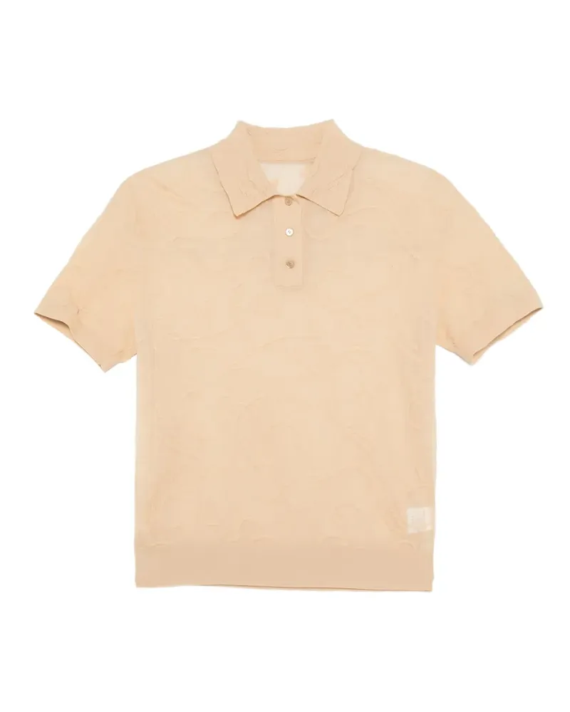 JNBY Kurzärmeliges Poloshirt aus Jacquard - Nude Nude