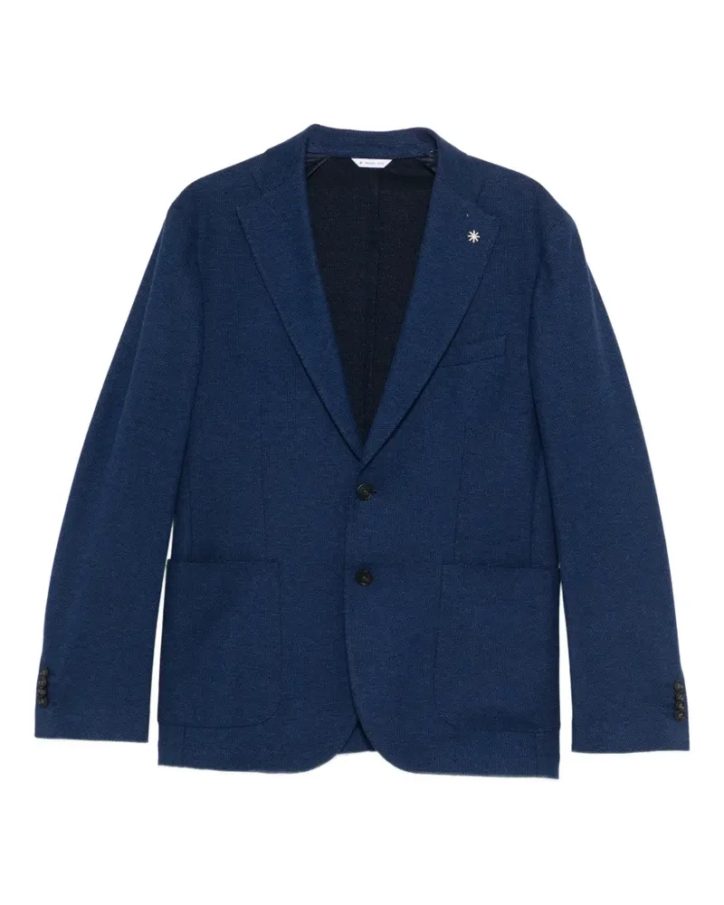Manuel Ritz Sakko mit Anstecknadel - Blau Blau