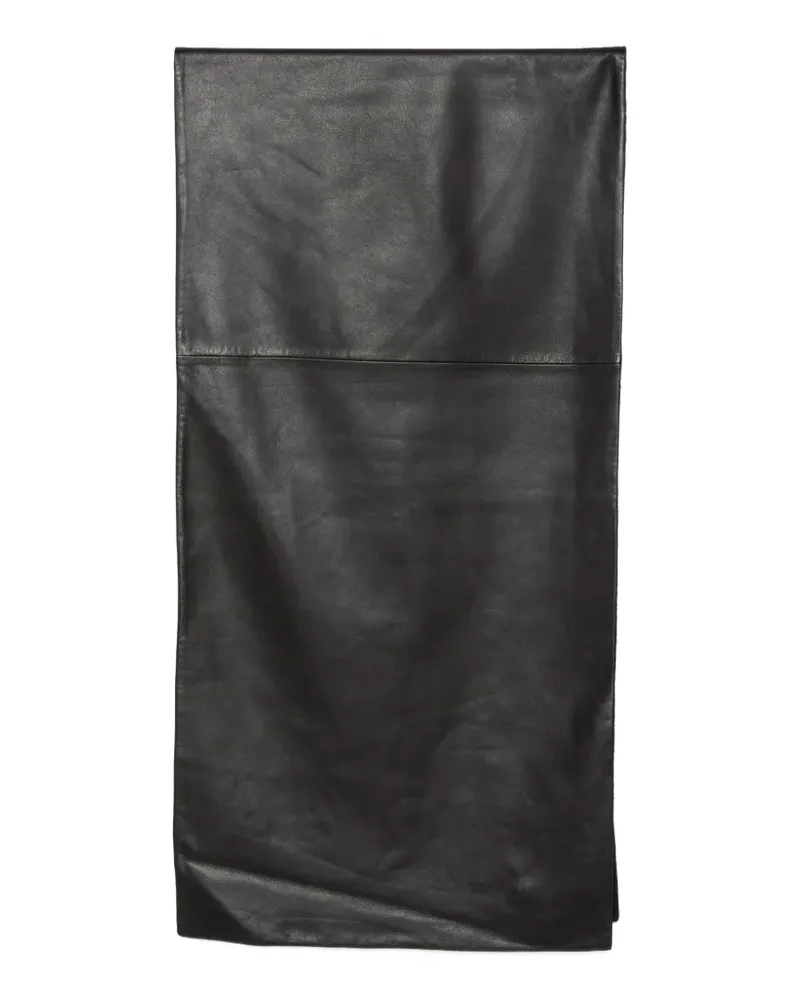 Totême Schal aus Leder - Schwarz Schwarz