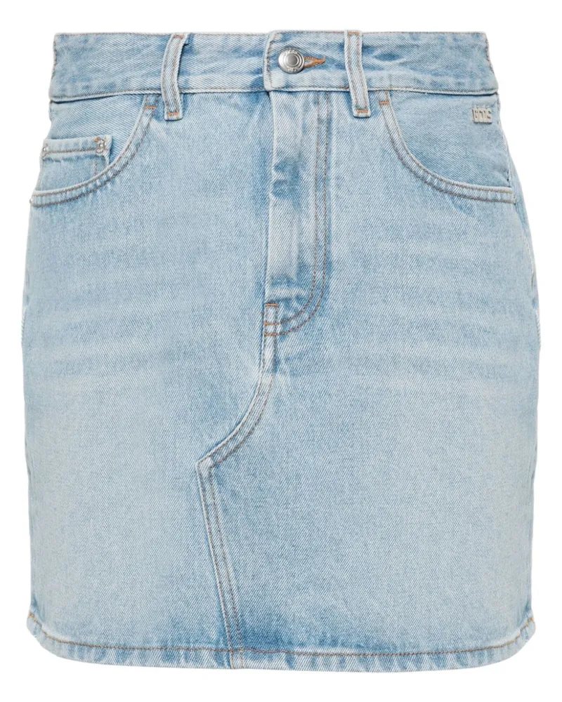 GCDS Jeansrock mit Logo-Applikation - Blau Blau