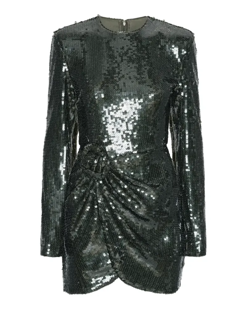 ROTATE Birger Christensen Minikleid mit Pailletten - Grün Grün