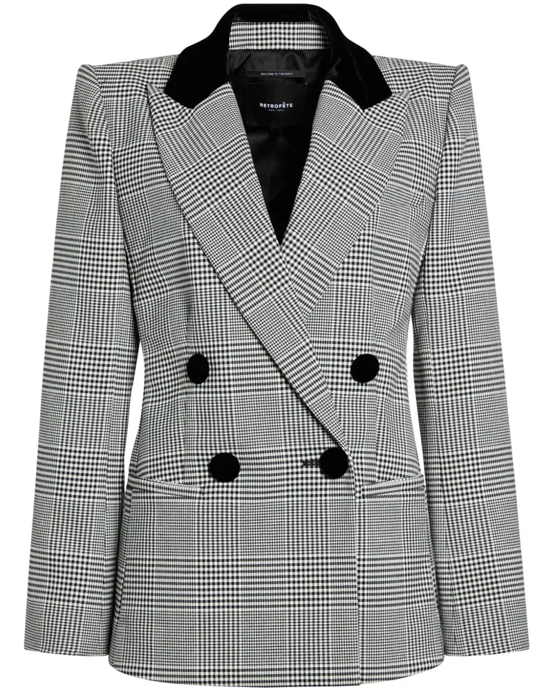 Retrofête Lucina Blazer - Schwarz Schwarz