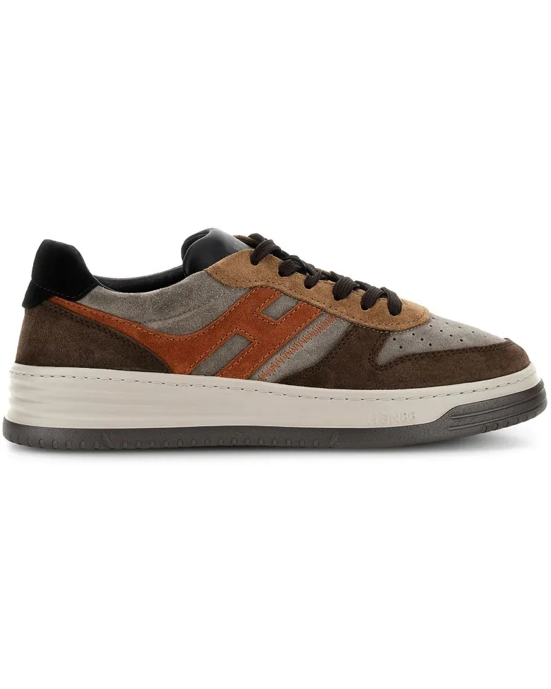 Hogan H630 Sneakers mit Einsätzen - Braun Braun