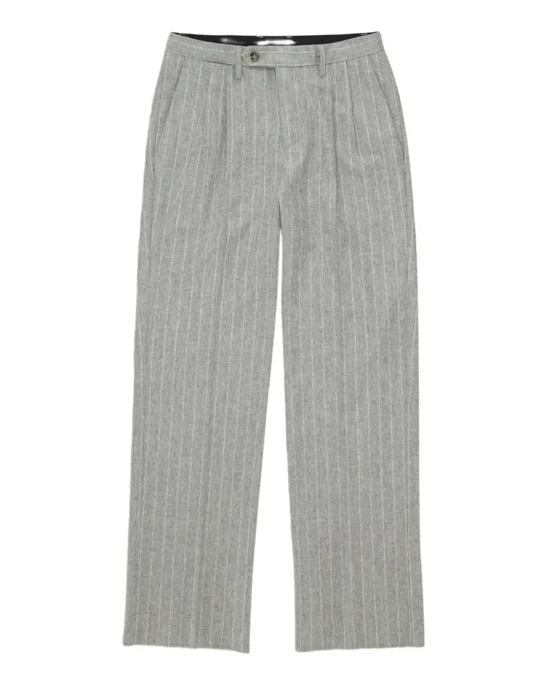Fortela Justine pinstripe-pattern wool trousers - Grau Grau