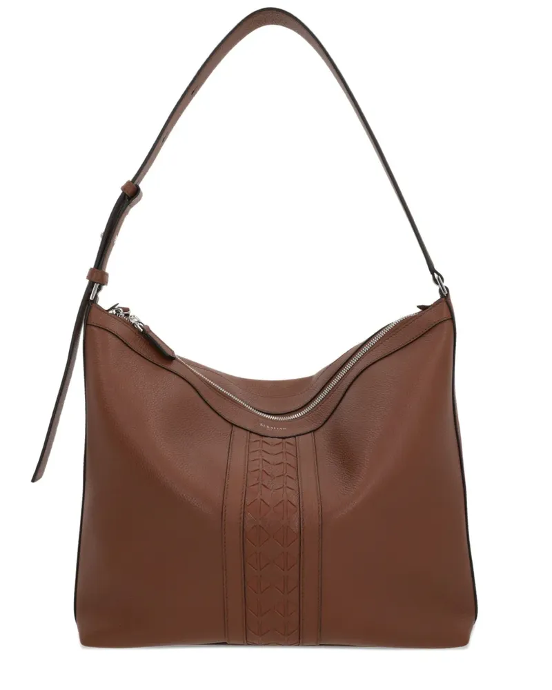 Serapian Gewebte Schultertasche - Braun Braun